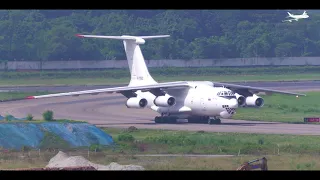 Aviacon Zitotrans Ilyushin Il76 Landing at Dhaka Airport