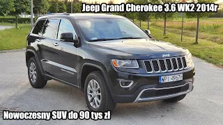 SUV na co dzień do 90 tys zł! Jeep Grand Cherokee WK2 2014r. 3.6 benzyna Pentastar WÓŁ ROBOCZY 4x4