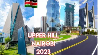 A Drive through Nairobi's District with the most beautiful Skyscrapers in Africa 2023.