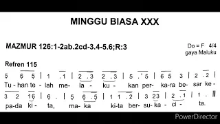 24 Oktober 2021 - Edisi Baru - Minggu Biasa XXX - Tahun B - Mazmur & Alleluya