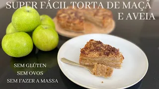 TORTA DE MAÇÃ SEM GLÚTEN