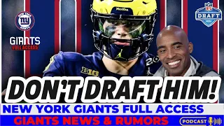 New York Giants |NY Giants Tiki Barber Demands Giants To not Take JJ McCarthy In The NFL Draft