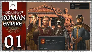 ROME REBORN! CAESAR'S RETURN! | Crusader Kings 3 Royal Court Roleplay (Julius Caesar) #1