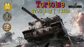 World of tanks Blitz | Tortoise | 4 kills | 4790 dmg | Ace tanker