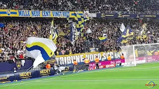 Fc Sochaux-Montbéliard / AS Saint Etienne (2/1) : Ambiance entre les kops de Sochaux et de l' ASSE