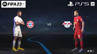 FIFA 23 PS5 Gameplay | FC Bayern Munich vs RB Leipzig | Bundesliga 2023| 4k[60FPS]