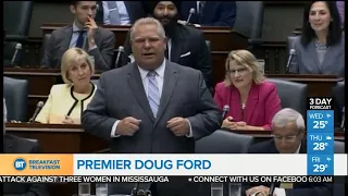 Ford tables legislation to slash size of Toronto city council