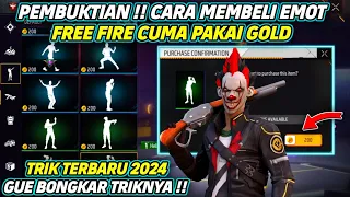 CARA BELI EMOTE FREE FIRE HANYA MENGGUNAKAN GOLD - TERBARU 2024