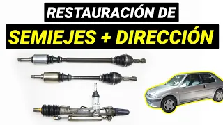 REPARACIÓN de SEMIEJES y CAJA de DIRECCIÓN  - Proyecto Peugeot 106 SWAP 1.6 16v