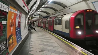 London Underground Central Line 1992 Stock Trains At Bank 17 March 2020