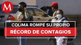 Colima rompe récord de contagios por covid-19