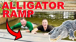 Installing A New Ramp For My Alligators | PLUS Alligator Update!