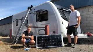 How to fit a Caravan Solar Panel - DIY