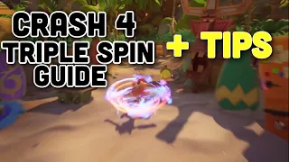 How To Use Triple Spin + Tips & Tricks - Crash Bandicoot 4