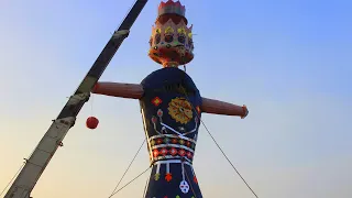 World's Tallest Ravan in Amritsar | Dussehra Mela 2021 | Singh Sixteen