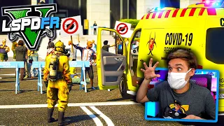 COVID-19 Unit gets attacked at an anti-mask protest! (LSPDFR GTA 5 Police Mod) #GTA5LSPDFR