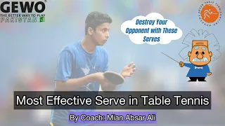 13 Killer Serves to Destroy your Opponents (with Absar Ali)