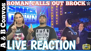 Roman Reigns Dares Brock Lesnar to Come to the Ring - LIVE REACTION | Smackdown 10/22/21