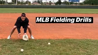 BASEBALL FIELDING DRILLS!  This MLB Player NEVER missed a Ball (LEARN HIS INFIELD DRILLS!)