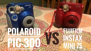 Polaroid Pic-300 vs Fujifilm Instax Mini 7S