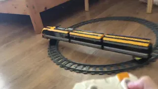 longest LEGO train 60197 with extra pieces stored inside it,three carriages combined