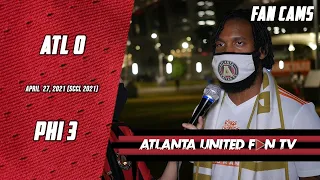 IN THEORY THE LINEUP WASN'T A BAD IDEA, IT JUST DIDN'T PAN OUT | ATL UTD 0 PHILLY 3 CCL | FAN CAMS