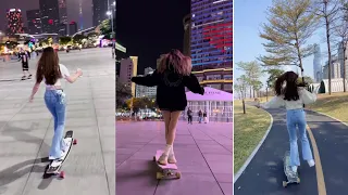 Longboard Girls Dancing  Tiktok 長板舞板女孩