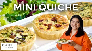 Super EASY Mini Quiche Recipe | Quiche 3 Ways!