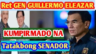 KUMPIRMADO NA, RET GEN ELEAZAR, TATAKBONG SENADOR | election 2022 (Lacson-Sotto Tandem)