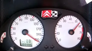 Citroen Saxo 1.6 8v VTS 0-210 Km/h Acceleration