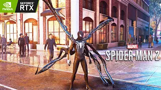 Marvel's Spider-Man symbiote Suit Gameplay | Reshade Photorealistic Graphic | Spider-Man PC Gameplay