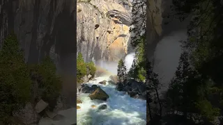 Record Breaking Snow Melt In Yosemite National Park 🏞️ #yosemitenationalpark #yosemite #waterfalls