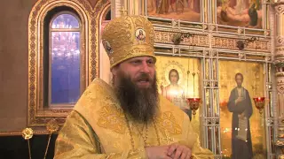 Проповедь митрополита Никодима в день прибытия мощей великого князя Владимира
