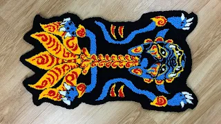 tufting a kitsune rug