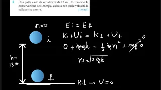 Tre esercizi sulla conservazione dell'Energia Meccanica