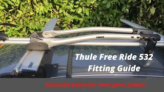 Thule free ride 532 bike rack assembly instructions - including mounting to roof rack