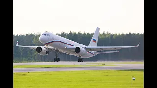 Tupolev Tu-214 RA-64506 Rossiya - Special Flight Squadron  takeoff from Minsk MSQ/UMMS #Shorts