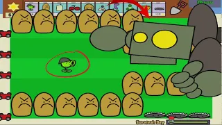 99 Gatling Pea vs Dr. Zomboss in Paint Pack- Plants vs Zombies Hack