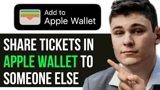 HOW TO GIVE TICKETS IN APPLE WALLET TO SOMEONE ELSE 2024! (FULL GUIDE)