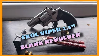 Ekol Viper 9mm Review | Majör Eagle 9mm R Knall 2.5" Gas-Alarm Revolver