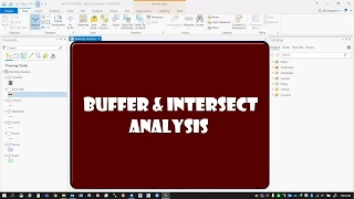 ArcGIS Pro Analysis - Buffer & Intersect