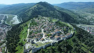 Berat Castle - Drone Footage 4k