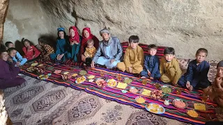 Happy Eid; Celebrating Eid AI Fitr in 2000 years cave|Village life Afghanistan