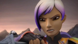 Star Wars Rebels Sabine Wren VS Gar Saxon