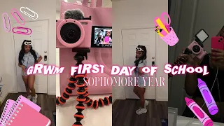 GRWM: First Day Of School | SOPHOMORE YEAR 2023 | Skin care, OOTD | Ki’Manii Da’Jae