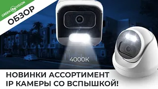 Новинки ассортимент IP камеры со вспышкой!