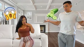 C🥒CUMBER🥒 PRANK ON GIRLFRIEND *She Loves It*