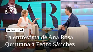 La entrevista de Ana Rosa Quintana a Pedro Sánchez