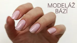 Modeláž bází bez pilování - postup pro začátečníky  || #NailArtAlexandra 💅