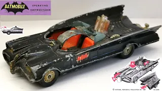 Corgi renovation Batmobile No. 267. Toy model cast.